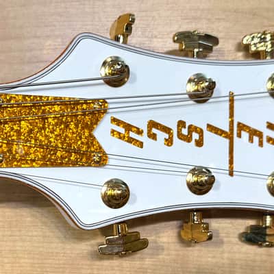 Gretsch Falcon Hollow Body Single-Cut with String-Thru Bigsby and Gold Hardware 2025 - White image 11