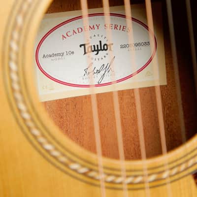 Taylor Academy 10e Walnut Acoustic-Electric Guitar image 8