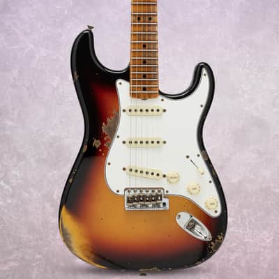 Fender Custom Shop 1969 Stratocaster Heavy Relic Electric Guitar (3TSB) 7 lbs, 10oz image 3