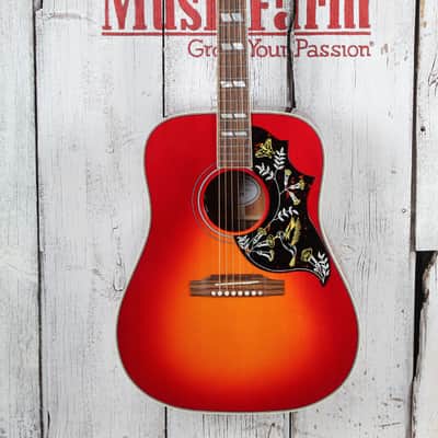 Gibson Hummingbird Standard Acoustic Electric Guitar Cherry Sunburst with Case image 4