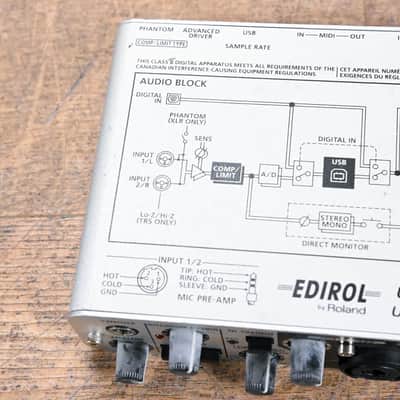Roland Edirol UA-25EX 2 x 2 USB Audio & MIDI Interface (NO POWER SUPPLY) CG01C1Z image 11