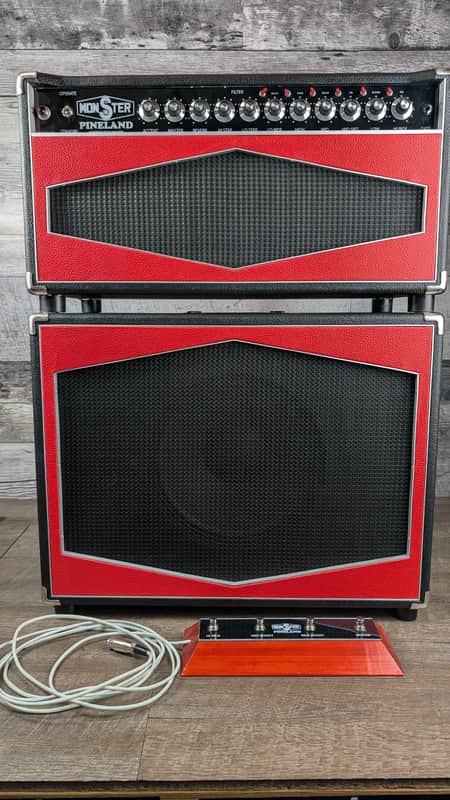 Monster Pineland RSCA/B 75W Head w/Cab 1x15, Red - Used image 1