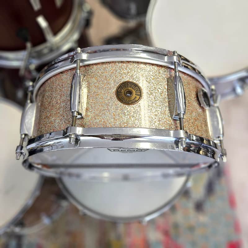 Gretsch Round Badge 14x5.5" 3-ply Snare in Peacock Sparkle