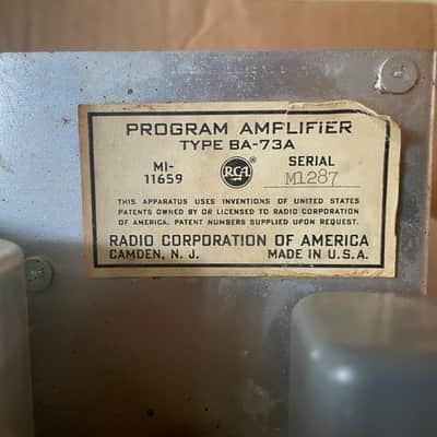 Pair of Vintage RCA BA-73A Preamps Line Amps with RCA UTC Transformers BA- 73A 1950s - Gray image 3