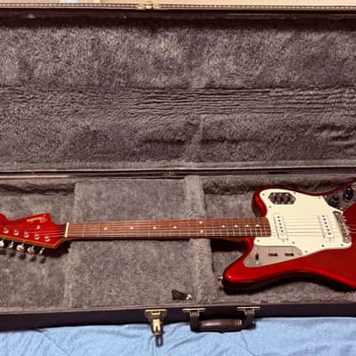 Fender Jaguar MIJ 1996 - Candy Apple Red - 50th Anniversary Edition - Made in Japan image 3