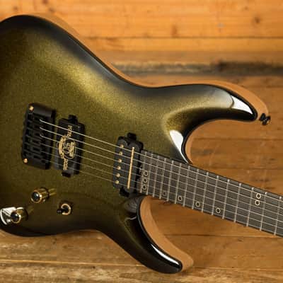 Schecter C-1 50th Anniversary - Ebony - Gold Burst image 5