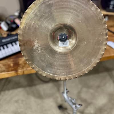 Zildjian 13" A Custom Mastersound Hi-Hat Cymbals (Pair) 1999 - 2017 - Brilliant image 4