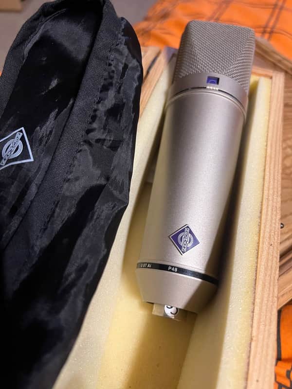 Neumann U 87 Ai Large Diaphragm Multipattern Condenser Microphone 1986 - Present - Nickel image 1