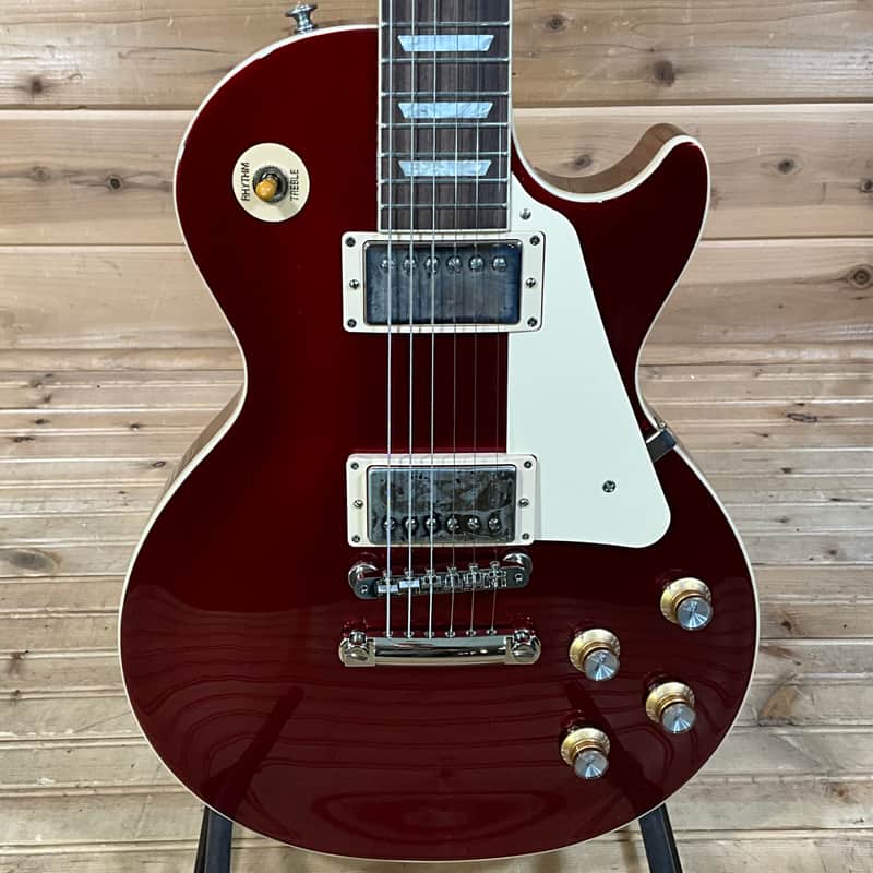 Gibson Les Paul Standard 60s Plain Top - Sparking Burgundy image 1