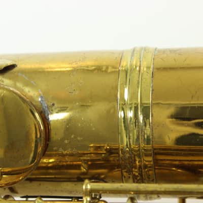 Conn 12M Baritone Saxophone with Rolled Tone Holes GREAT HORN image 10