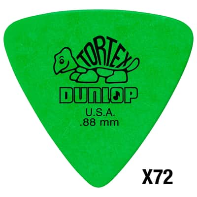 431R88  Tortex Triangle 0,88 mm Sachet de 72 Dunlop image 1