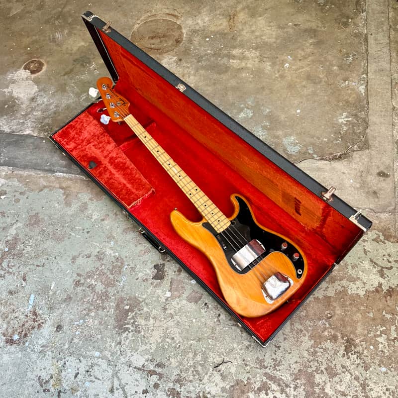 Fender Precision Bass 1977 - Natural  original vintage USA - Good