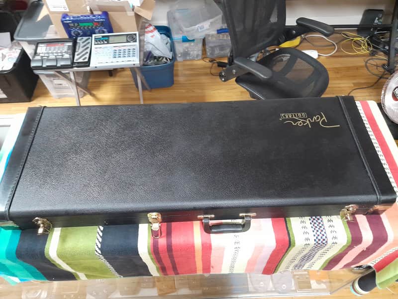 VINTAGE PARKER GUITAR HARD CASE BLACK EX RARE LATE 1990s - EARLY 2000'S image 1