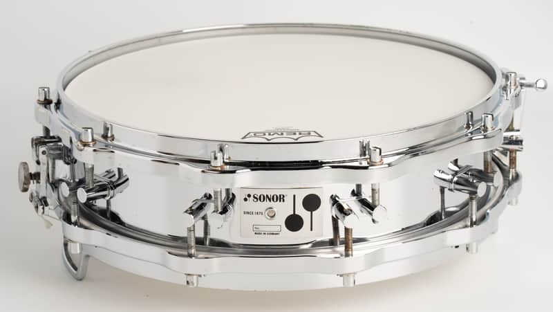 Sonor 1989' D420 Phonic Series Ferromanganese Steel Snare Drum 14"×4" image 1