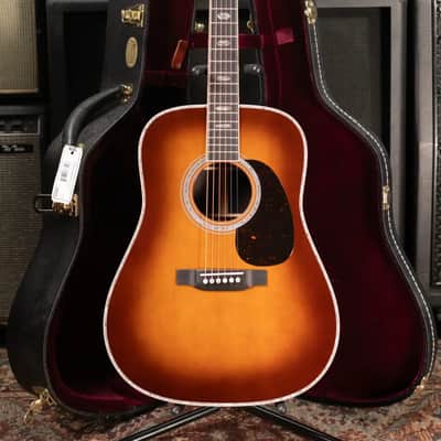 Martin D-41 Dreadnought Acoustic Guitar - 1933 Ambertone with Hardshell Case image 16