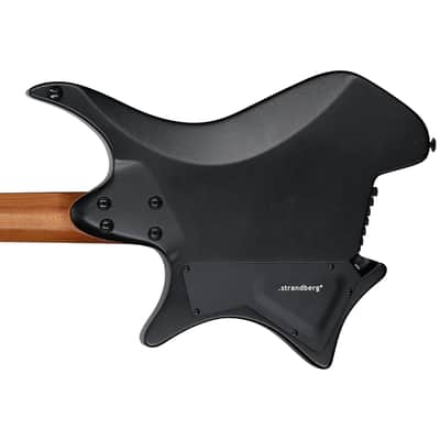 Strandberg Boden Standard N2.6 Headless Multi-Scale Guitar - Black Satin Metallic image 7