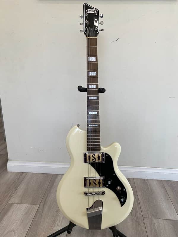 Supro WestBury Cream Color Electric, Right Handed Guitar image 1