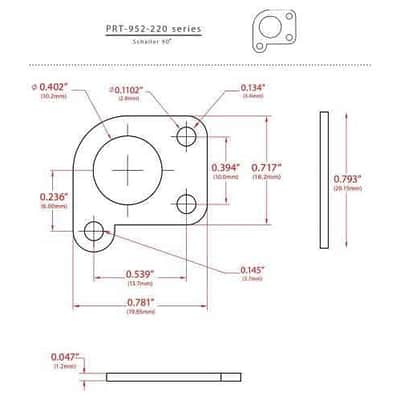 Graph Tech PRN-2411-C0 Ratio Acoustic 3+3 Tuned Machine Heads - Contemporary Style / Chrome Finish image 3