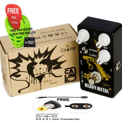 Caline CP-77 Bounty Hunter Heavy Metal Distortion Pedal, FREE PICK + HOLDER+ FREE SHIP USA image 5