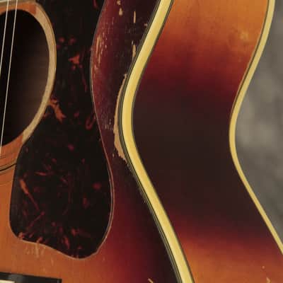 original 1965 Guild F-50 Navarre flattop Sunburst image 6