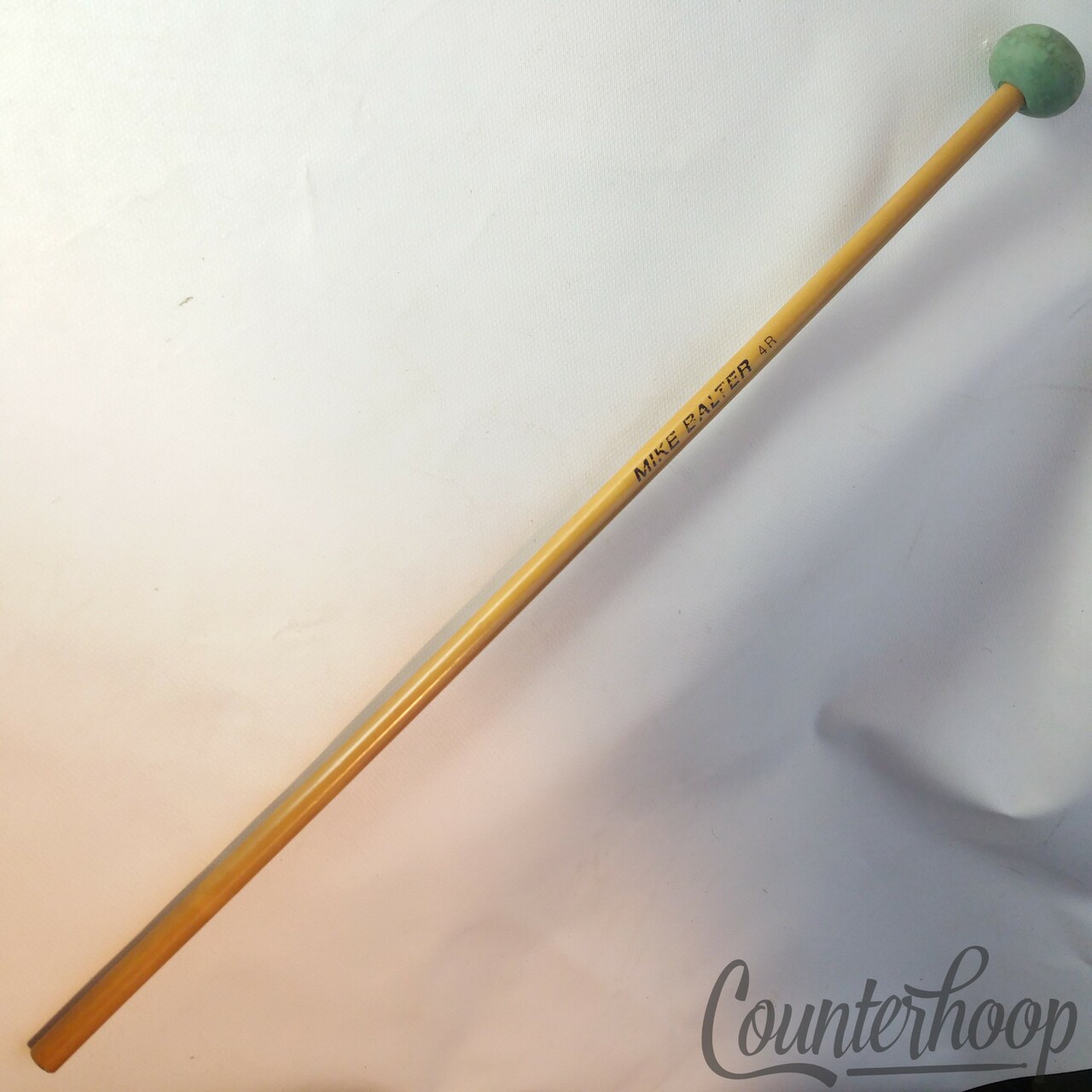 Mike Balter 4r Unwound Medium Rubber Xylophone Single Mallet With Rattan Handle — main photograph
