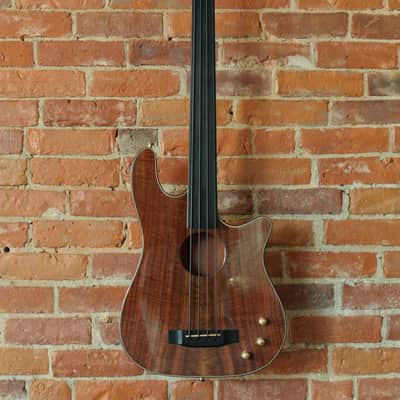 Carvin AC-40 Fretless Acoustic/Electric Bass | Reverb