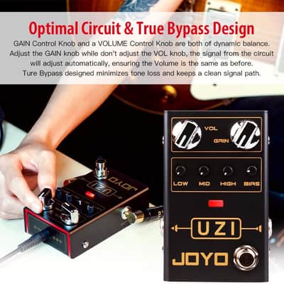 JOYO UZI R-03 Distortion Pedal R Series Heavy Metal Dist Between American and British for Electric Guitar Effect (Price includes the import duty to US buyer) image 3