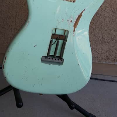 Custom Stratocaster* Relic - MJT Finish Surf Green - Chunky Neck image 10