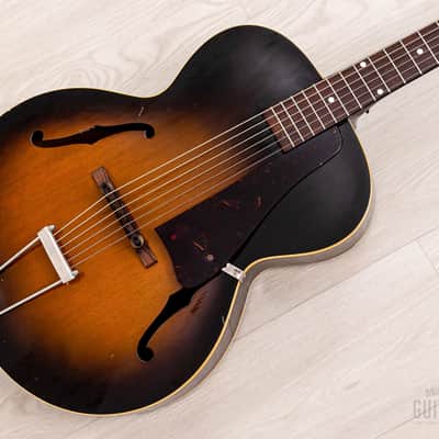 1954 Gibson L-48 Vintage Archtop Acoustic Guitar w/ K&K Pickup, Case image 1