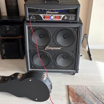Cicognani Luxury H120 Guitar Tube Amp & Matching Speaker Cabinet H Luxury 120 2013 - Black image 2