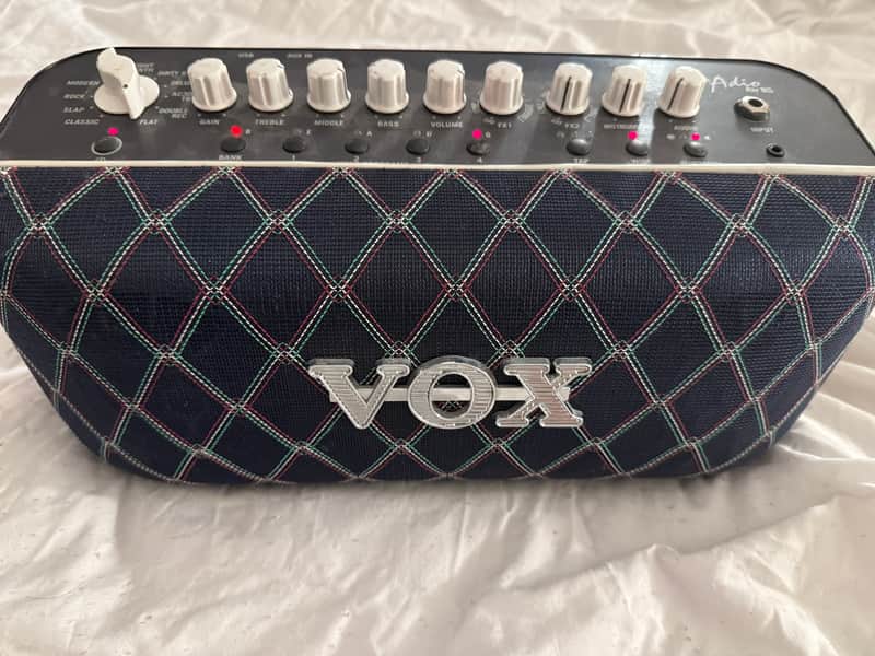 Vox Adio Air BS 50-Watt 2x3" Bluetooth Digital Modeling Bass Practice Amp 2017 - Present - Black image 1