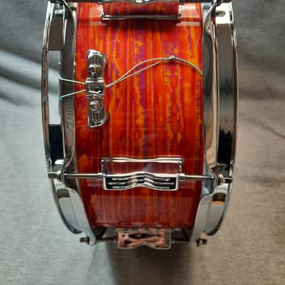 Ludwig USA Legacy Mahogany Jazz Fest 5X14 - Mod Orange image 7