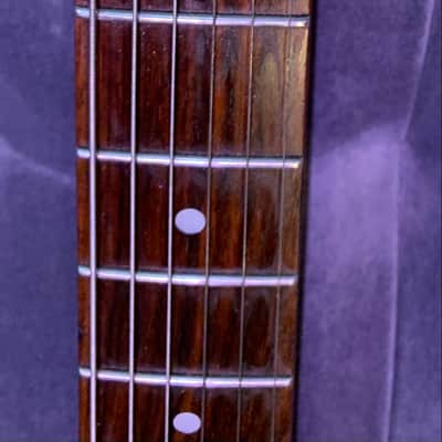 2007 Fender metallic blue Squier Strat Affinity Series image 4