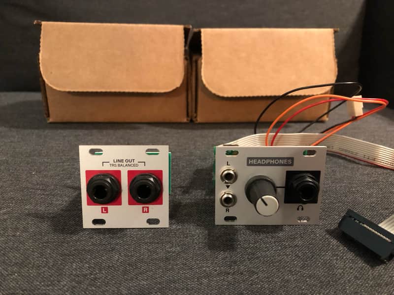 Intellijel Headphones 1U Headphone Out Eurorack Synth Module 2017 - Present - White image 1