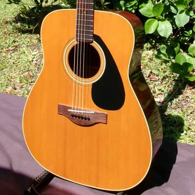 1972 Yamaha FG180 Red Label Nippon Gakki image 7