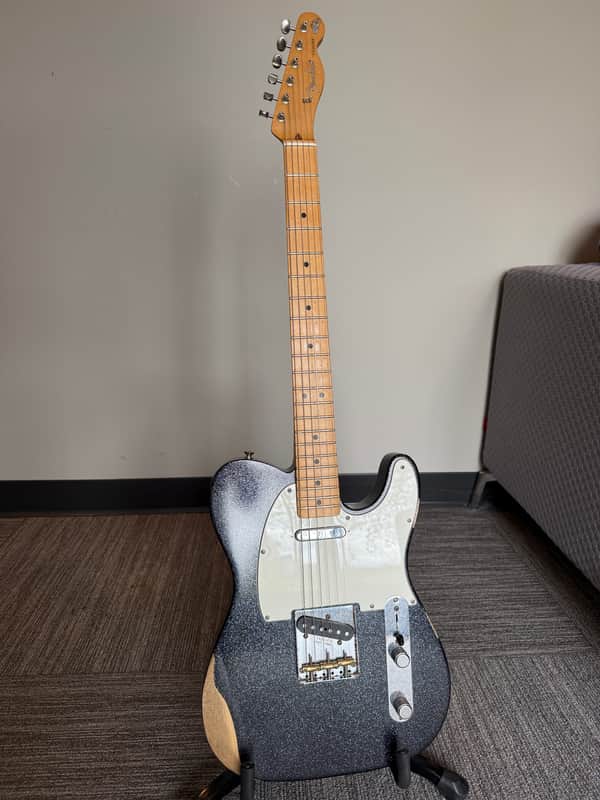 Fender Brad Paisley Road Worn Esquire - Black Sparkle