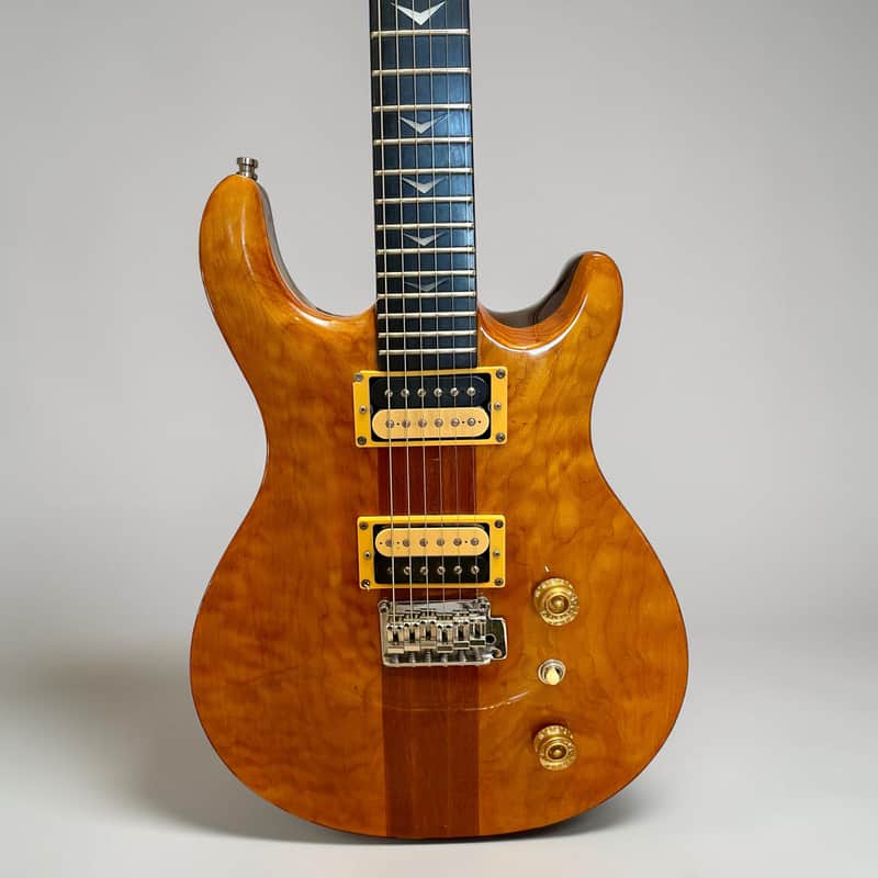 Epiphone Nouveau Spotlight Electric Guitar – Natural Quilted Maple Finish – Rare MIJ Gibson Design image 1