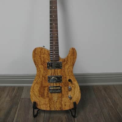Logan Custom Tele with Olive wood top veneer 2026 - 100% nitro gloss finish image 1