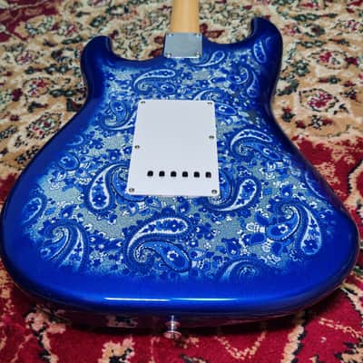*NEW IN BOX* 2025 Fender Japan Limited Edition Indigo Paisley Stratocaster, Fender Flagship Tokyo Store Exclusive Color, MIJ JD25 image 20