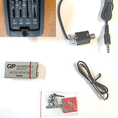 Artec ETN-3 PRE AMP EQ SYSTEM WITH TUNER AND PIEZO PICKUP FOR ACOUSTIC GUITAR image 2