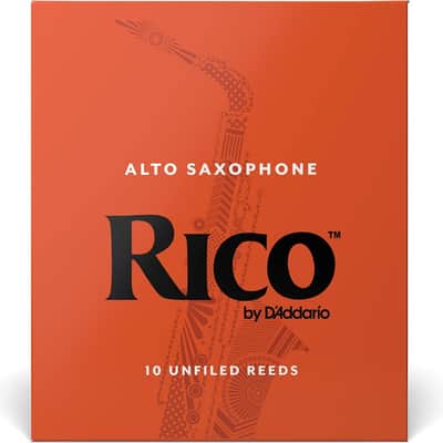 D'Addario Rico Organic Alto Saxophone Reeds, Strength 2.5, Pack of 10 image 4