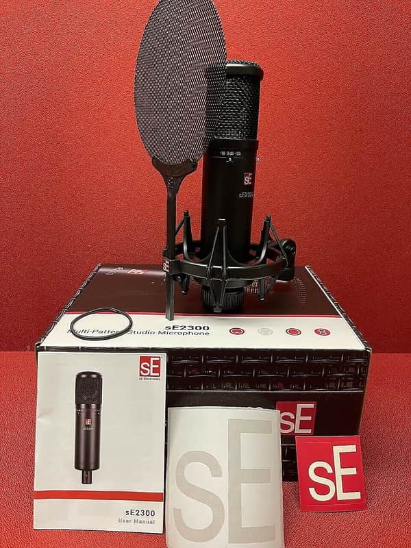 sE Electronics sE2300 Large Diaphragm Multipattern Condenser Microphone - MINT-IN-BOX!! -ships FREE! image 1