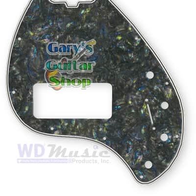 WD Musicman Stingray 5 String Pickguard Black Abalone Pearl + Free Screws + Free Shipping image 1