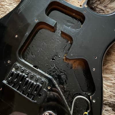 1990s Fender Mexico Stratocaster Body - Black image 3