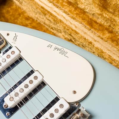 Vox Mark VI Teardrop 60s - Blue #245857 Second Hand image 8