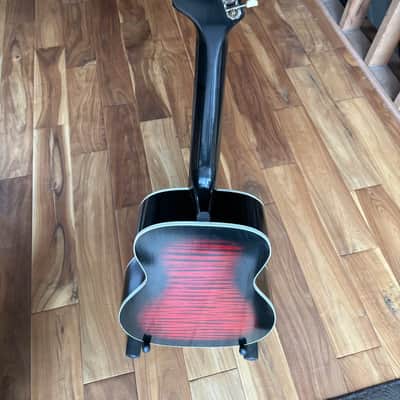 Vintage 1970 Harmony Stella H-933 Red Burst image 2