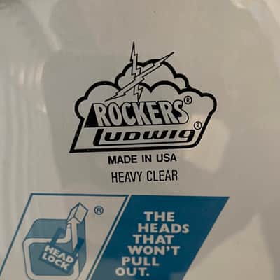 (3) NOS Ludwig 16” Rockers Heavy Clear drumheads image 1