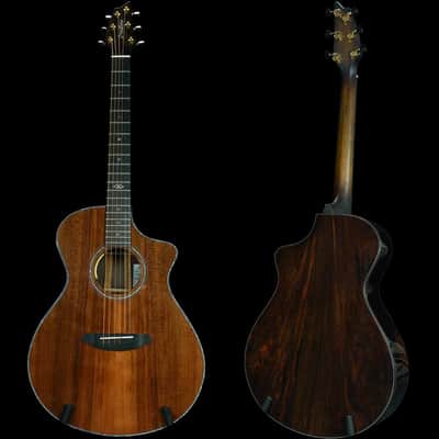 Breedlove Premier Concert Thinline CE Mineralized Buckskin Redwood/Brazilian Rosewood Limited Edition Acoustic Guitar image 1