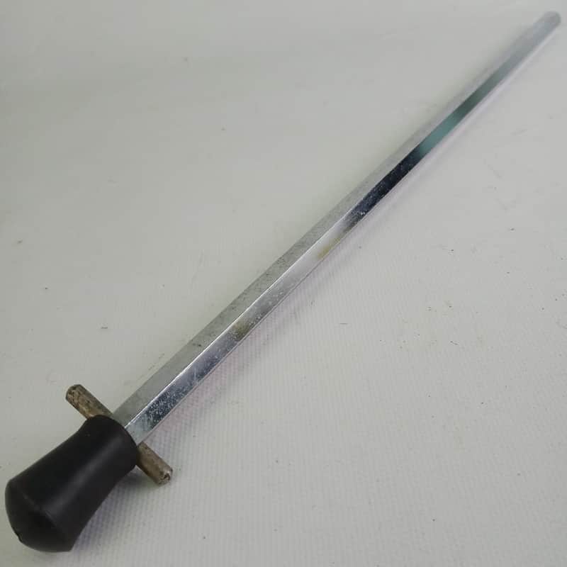 Rogers Hex Spur Bass Drum Leg 14" Chrome Vintage 60s Holiday Cleveland Powertone image 1