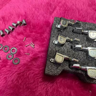 1970s 1980s Schaller 3 x 3 M6 Tuners - Chrome | Vintage Gibson Guild image 1